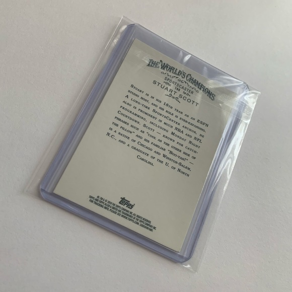 Stuart Scott ‘10 Topps Card - Picture 5 of 7